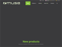 Tablet Screenshot of muse-europe.com